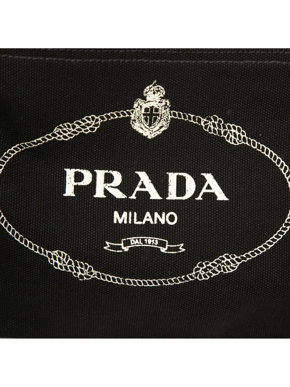 Prada Canvas Canapa Logo Wristlet Pouch #360455P31B